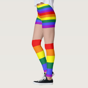 Rainbow Pride Long Sokken Shorts Novelty Fun Leggings