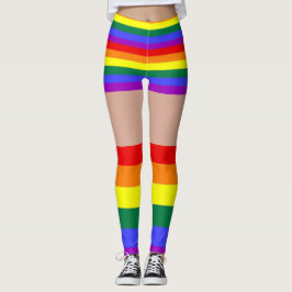 Rainbow Pride Long Sokken Shorts Novelty Fun Leggings