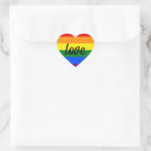 Rainbow Pride Love Hart Sticker (Tas)
