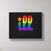 Rainbow Pride Love Philadelphia Philly Gay Pri Canvas Afdruk (Voorkant)