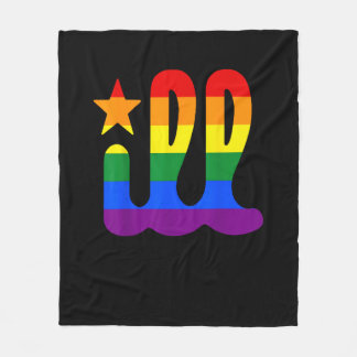 Rainbow Pride Love Philadelphia Philly Gay Pri Fleece Deken