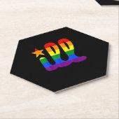 Rainbow Pride Love Philadelphia Philly Gay Pri Kartonnen Onderzetters (Schuin)