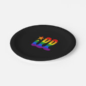 Rainbow Pride Love Philadelphia Philly Gay Pri Papieren Bordje (Gekanteld)