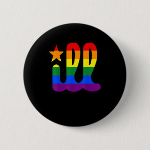 Rainbow Pride Love Philadelphia Philly Gay Pri Ronde Button 5,7 Cm