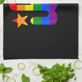 Rainbow Pride Love Philadelphia Philly Gay Pri Theedoek (Gevouwen)