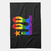 Rainbow Pride Love Philadelphia Philly Gay Pri Theedoek (Verticaal)