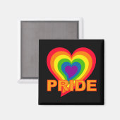 Rainbow Pride magneet (Voorkant / Achterkant)