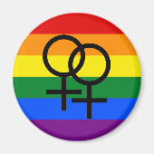 Rainbow Pride Magnet (Voorkant)