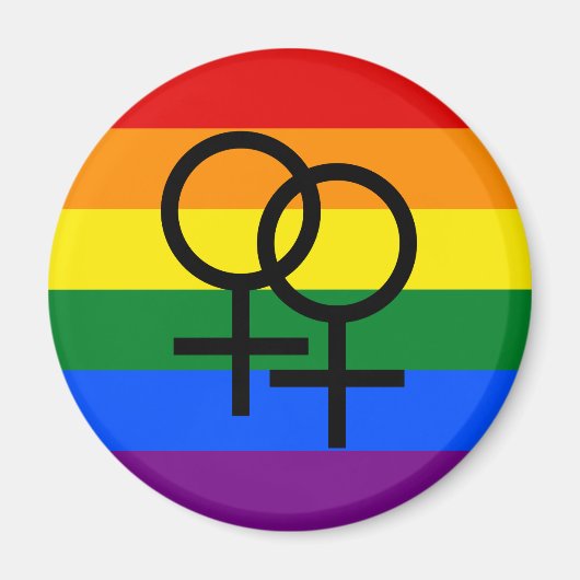 Rainbow Pride Magnet (Voorkant)