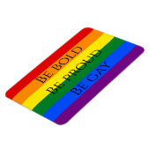 Rainbow Pride Magnet Magneet (Linkerzijde)