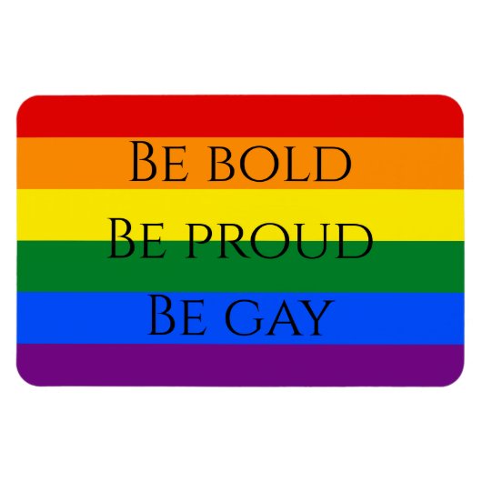 Rainbow Pride Magnet Magneet (Horizontaal)