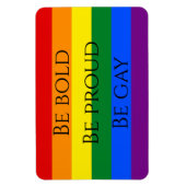 Rainbow Pride Magnet Magneet (Verticaal)
