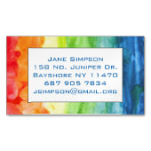 Rainbow Pride Magnetisch Visitekaartje (Voorkant)