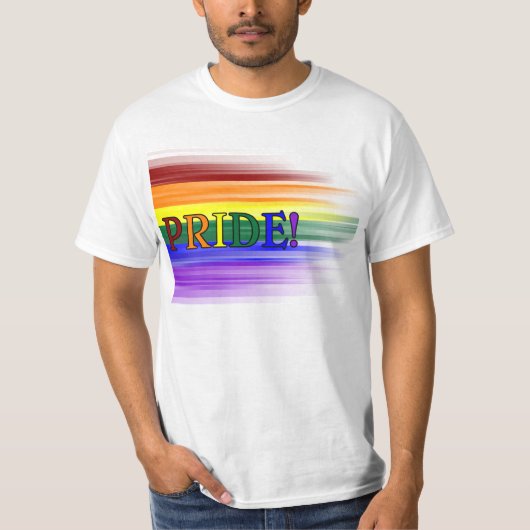 Rainbow Pride! Mannen T-shirts (Voorkant)