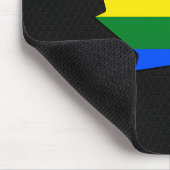 Rainbow pride maple leaf muismat (Hoek)