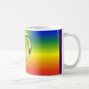 Rainbow Pride met gouden bruiloft Koffiemok