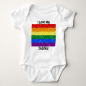 Rainbow Pride Mosaic Flag Romper (Voorkant)