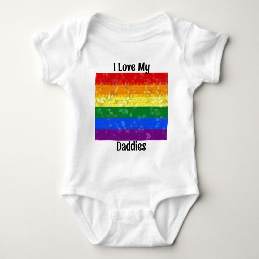 Rainbow Pride Mosaic Flag Romper (Voorkant)