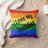 Rainbow Pride Mosaic Love Daddies Kussen (Deken)