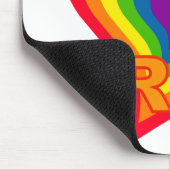 Rainbow Pride mousepad Muismat (Hoek)