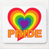 Rainbow Pride mousepad Muismat (Voorkant)