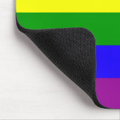 Rainbow Pride mousepad Muismat (Hoek)