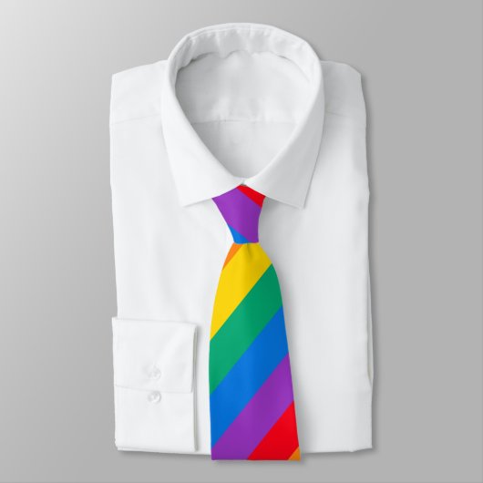 Rainbow Pride Necktie Stropdas (Gebonden)