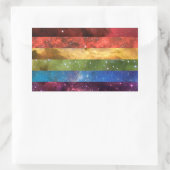 Rainbow pride nevel vlag stickers (Tas)