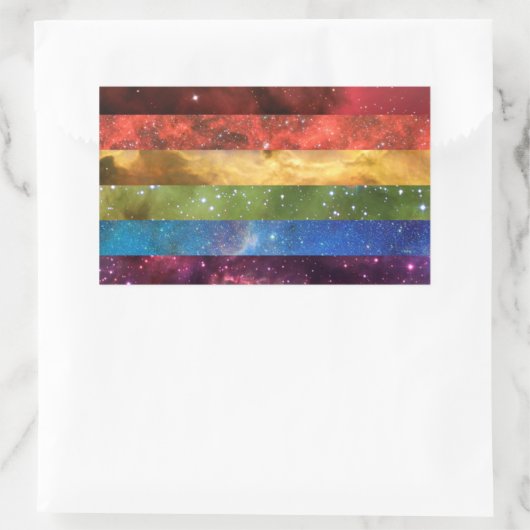 Rainbow pride nevel vlag stickers (Tas)