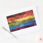 Rainbow pride nevel vlag stickers (Envelop)