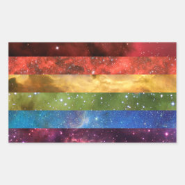 Rainbow pride nevel vlag stickers