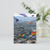 Rainbow Pride Over Berkeley Briefkaart (Staand voorkant)