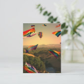 Rainbow Pride Over the Sonoma Valley Briefkaart (Staand voorkant)
