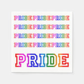 Rainbow PRIDE Paper Cocktail Party servetten (Voorkant)