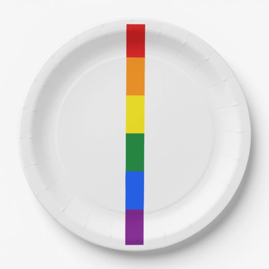 Rainbow Pride Papieren Bordje (Voorkant)
