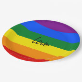 Rainbow Pride Papieren Bordje (Gekanteld)