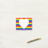 Rainbow Pride Post-it Notes (Op bureau)