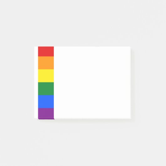 Rainbow Pride Post-it® Notes (Voorkant)