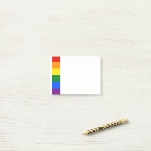Rainbow Pride Post-it® Notes (Op bureau)