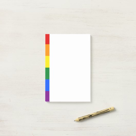 Rainbow Pride Post-it® Notes (Op bureau)