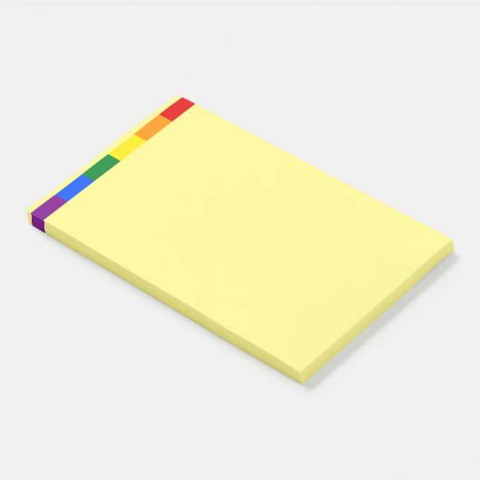 Rainbow Pride Post-it Notes (Schuin)