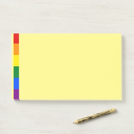 Rainbow Pride Post-it Notes (Op bureau)