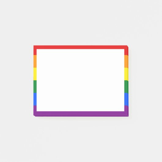 Rainbow Pride Post-it Notes (Voorkant)