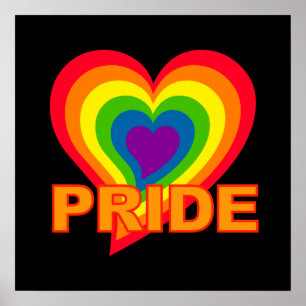 Rainbow Pride-poster Poster