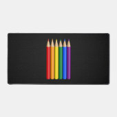 Rainbow pride potloden bureaumat (Voorkant)