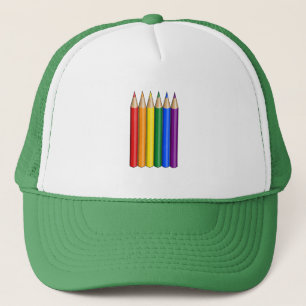 Rainbow pride potloden trucker pet