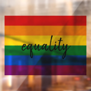 Rainbow Pride Raamsticker