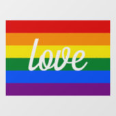 Rainbow Pride Raamsticker (Vel)