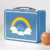 Rainbow Pride Retro Nostalgia Lunchbox (In situ)