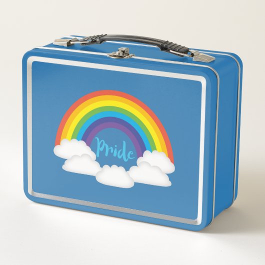 Rainbow Pride Retro Nostalgia Lunchbox (Voorkant)